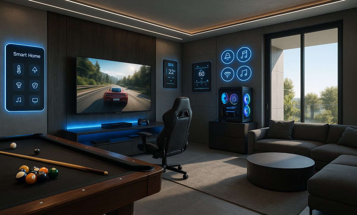 adorable home game living room design